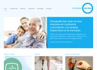 Sitio web de Ortopedia San Juan S.r.l