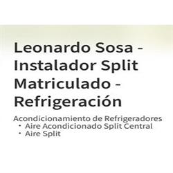 Leonardo Sosa - Instalador Split Matriculado -  Refrigeración