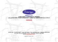Sitio web de Energys S.R.L