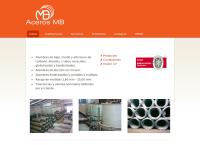Sitio web de Aceros M.b. S.a