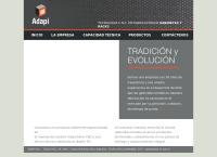 Sitio web de Adapi S.r.l