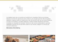 Sitio web de Aires Catering