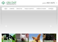 Sitio web de Laboratorios Especialidades Veterinarias Ale-Bet S.r.l