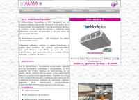 Sitio web de ALMA AISLACIONES venta de poliestireno expandido