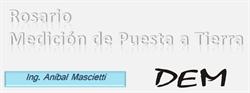Rosario Medición de puesta a tierra -DEM