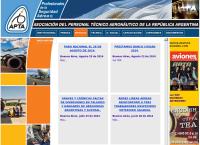 Sitio web de Apta - Asociacion Del Personal Tecnico Aeronautico De La Ra