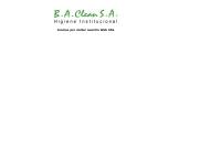 Sitio web de B.a. Clean S.a