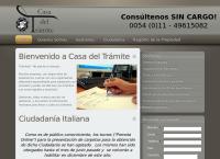 Sitio web de Casa Del Trámite