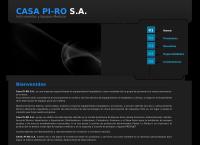 Sitio web de Casa Pi-Ro Sa Equipamiento Integral