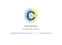 Sitio web de Cimar Electronica SRL