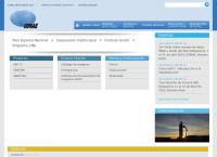 Sitio web de Comision Nacional de Actividades Espaciales  Conae