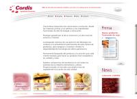 Sitio web de Cordis S.a.