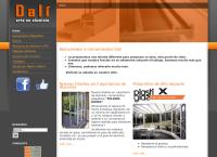 Sitio web de CERRAMIENTOS DALÍ carpintería de aluminio