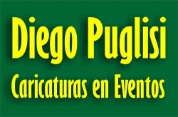 Diego Puglisi Caricaturas en Eventos