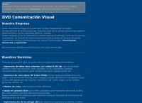 Sitio web de Dvd Comunicacion Visual