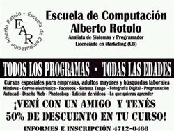 Escuela de computacion Alberto Rotolo escuela de computación