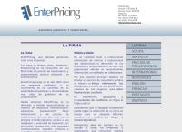 Sitio web de EnterPricing