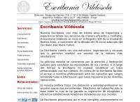 Sitio web de Escribanía Vildósola