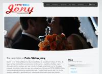 Sitio web de Foto Video Jony