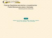 Sitio web de Giallo SRL - Pizarras Samaca
