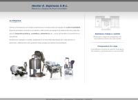 Sitio web de Hector e. Espinosa S.r.l