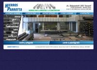 Sitio web de Hierros - Parrotta SA