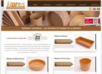 Sitio web de Cartotecnica Hores Srl Moldes de Papel Kraft