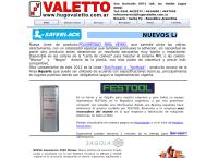 Sitio web de Valetto, Hugo Daniel