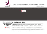 Sitio web de Id-Indumentaria