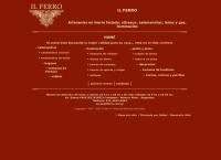 Sitio web de Il Ferro Artesanías en Hierro Forjado, Vitreaux, Salamandras