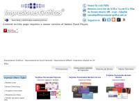 Sitio web de Impresiones Graficas - Imprenta Y Grafica