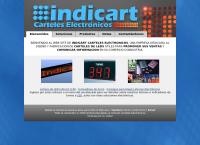 Sitio web de Indicart Carteles Electronicos