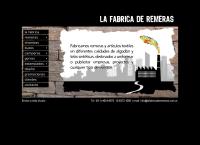 Sitio web de LA FABRICA DE REMERAS estampados textil