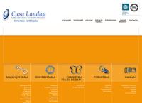 Sitio web de Casa Landau S.C.A