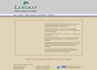 Sitio web de Langraf muebles para publicidad y jardín