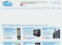 Sitio web de Mach Electronic S.r.l