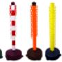 Postes para cadena plastica