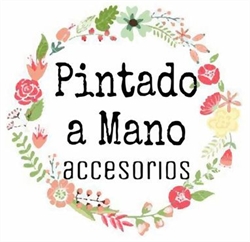 Pintado a Mano Bijouterie Joyeria de Vitrofusion