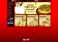 Sitio web de Pizza Cheff Delivery Online