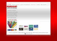 Sitio web de Colchones Porosint