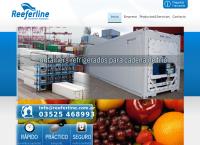 Sitio web de Reeferline Containers para Cadena de Frio