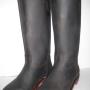 botas de campo en cuero engrasado