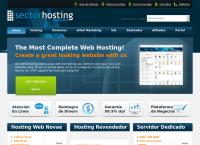Sitio web de Sectorhosting