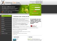 Sitio web de Sistemas on line campañas marketing en internet
