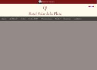 Sitio web de Hotel Solar de la Plaza