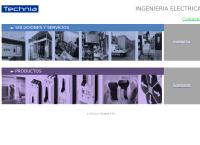 Sitio web de TECHNIA s.r.l soluciones eléctricas