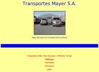 Sitio web de Transportes Mayer Sa