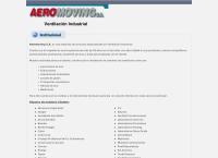 Sitio web de Aeromoving S.a