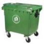 Container con tapa y ruedas