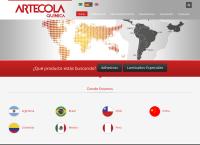 Sitio web de Artecola Argentina S.a